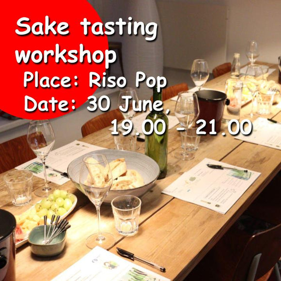 【Sake Tasting Workshop on 30 Jun 19.00-21.00】